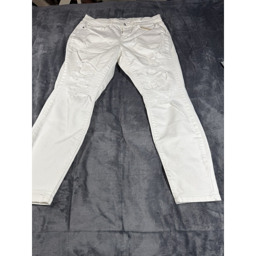 Judy Blue‎ Jeans Women  High Rise Skinny Fit Distressed Stretch Size 18W